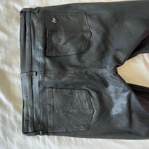 100% Lamb Leather Rag and Bone pants size 29 practically perfect condition!